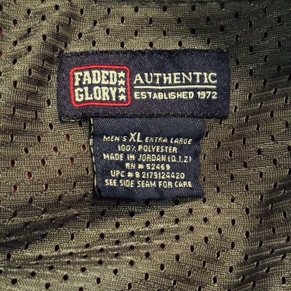 Men’s Faded Glory Fleece 1/4 Zip Pullover Sweatshirt Size XL Maroon - Picture 7 of 7